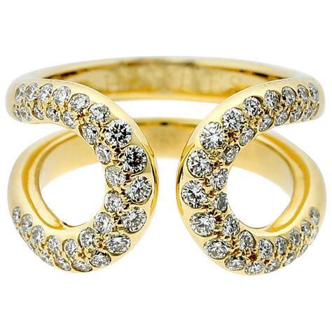 hermes rings gold